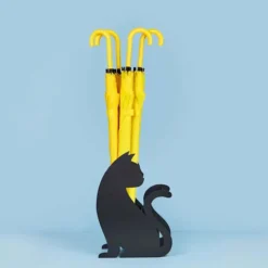 Paragüero original en forma de gato