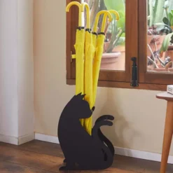 Paragüero original en forma de gato