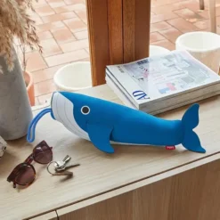 Paraguas automático con funda en forma de ballena