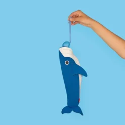 Paraguas automático con funda en forma de ballena
