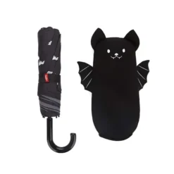 Paraguas plegable con funda en forma de animal