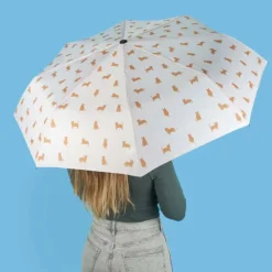 Paraguas plegable con funda en forma de animal