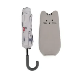 Paraguas plegable con funda en forma de animal