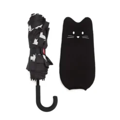 Paraguas plegable con funda en forma de animal