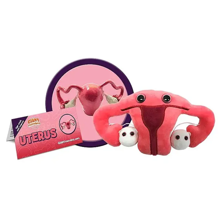 Peluche original con forma de útero