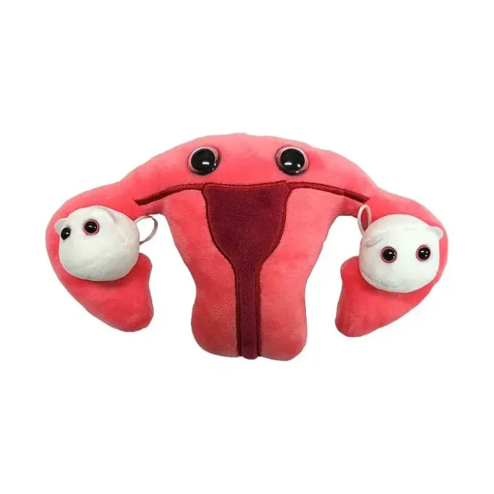 Peluche original con forma de útero