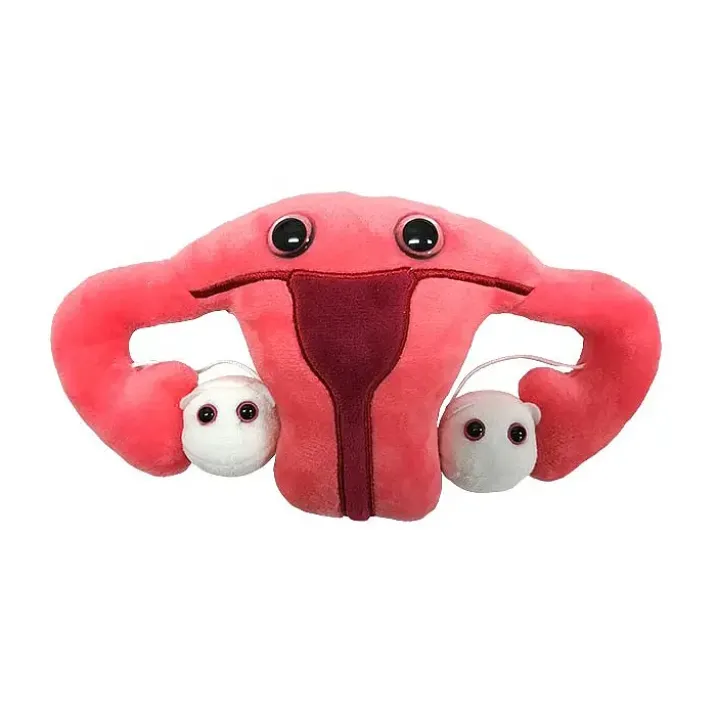 Peluche original con forma de útero