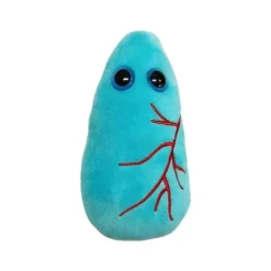 Peluche original con forma de pulmón