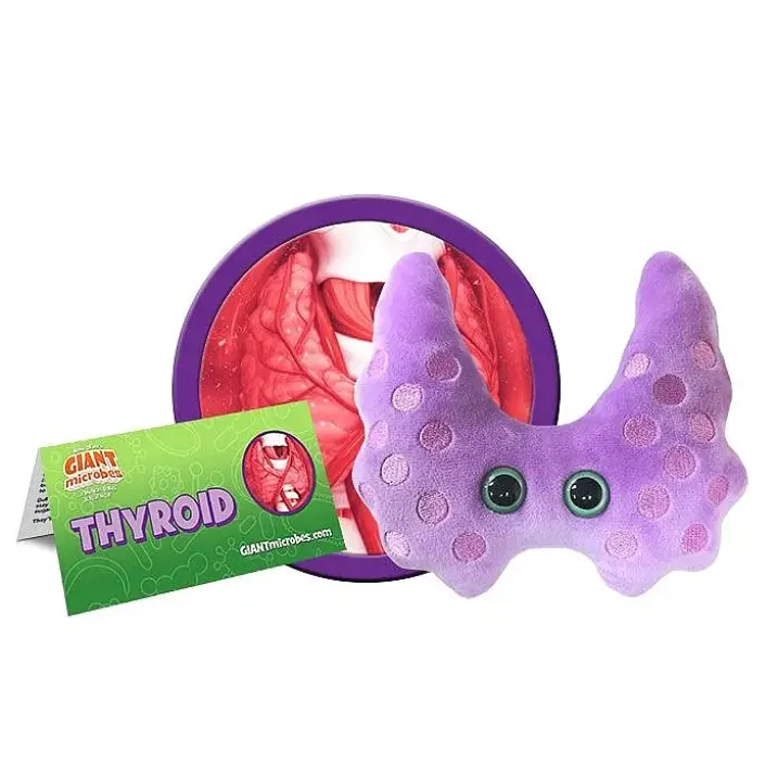 Peluche original con forma de tiroides