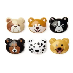 Pinzas para bolsas con forma de gatos o perros