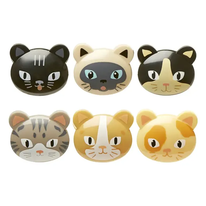 Pinzas para bolsas con forma de gatos o perros