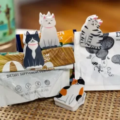 Pinzas para bolsas con forma de gatos