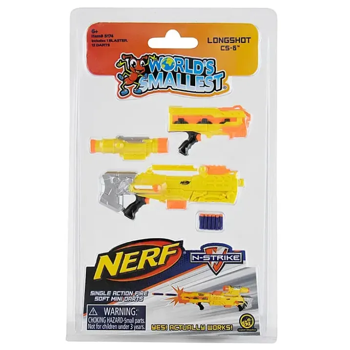 Pistola de juguete Nerf en miniatura