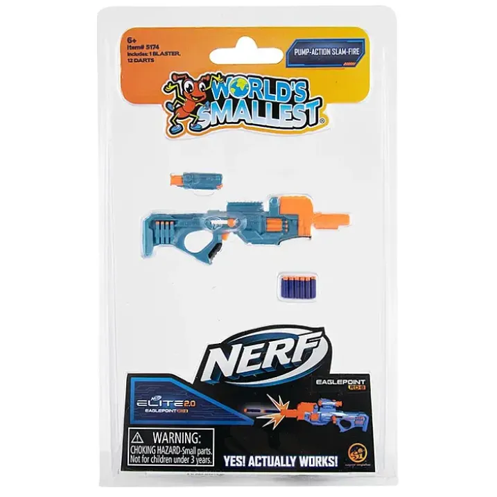 Pistola de juguete Nerf en miniatura