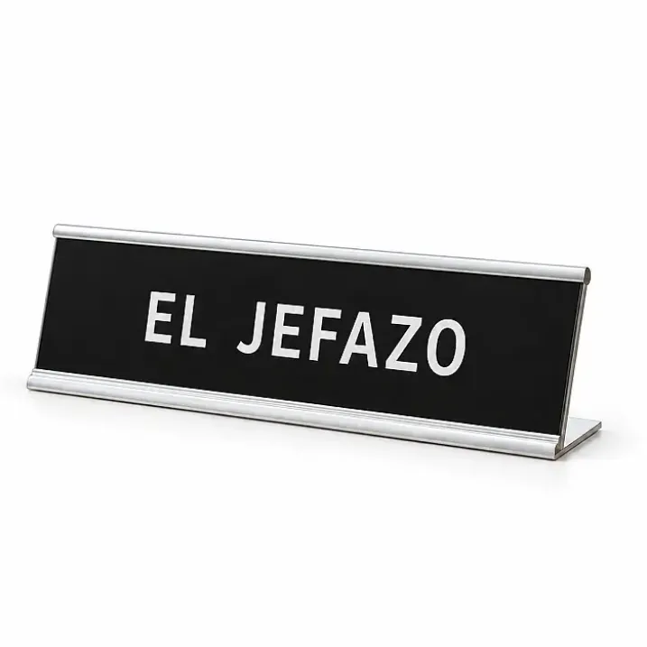 Placa de escritorio EL JEFAZO