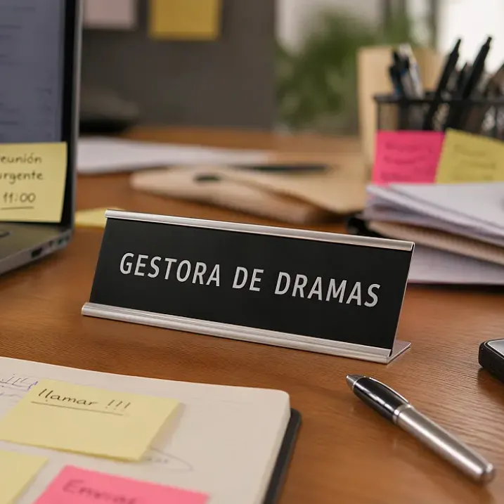 Placa de escritorio GESTORA DE DRAMAS