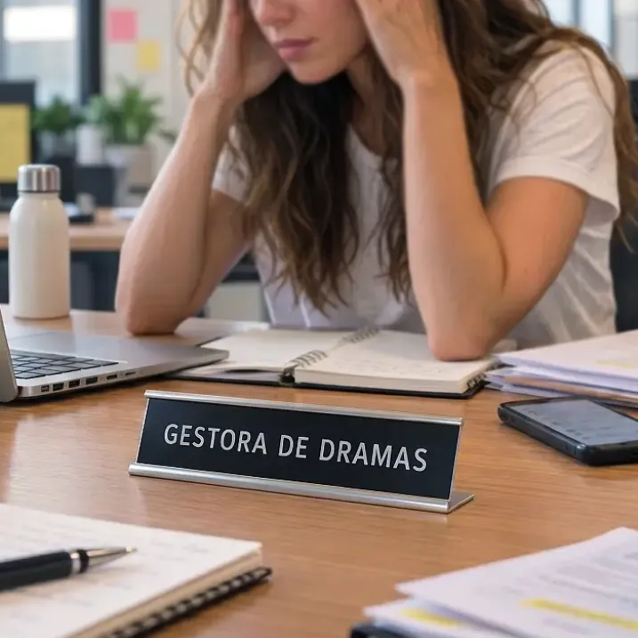 Placa de escritorio GESTORA DE DRAMAS