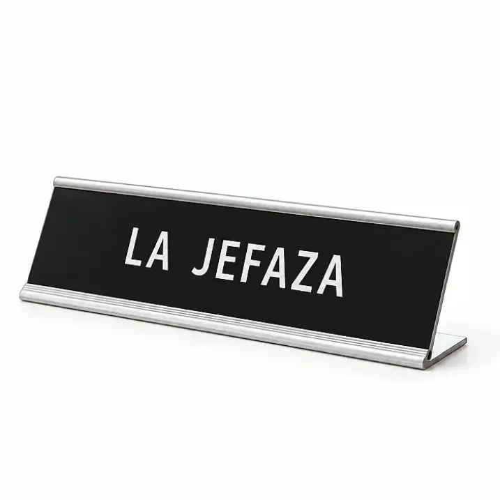Placa de escritorio LA JEFAZA
