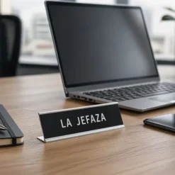 Placa de escritorio LA JEFAZA