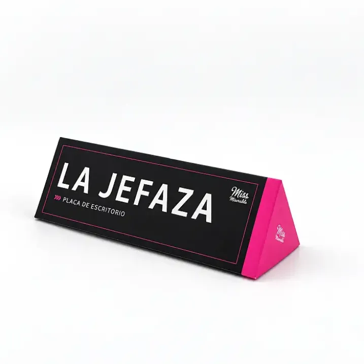 Placa de escritorio LA JEFAZA