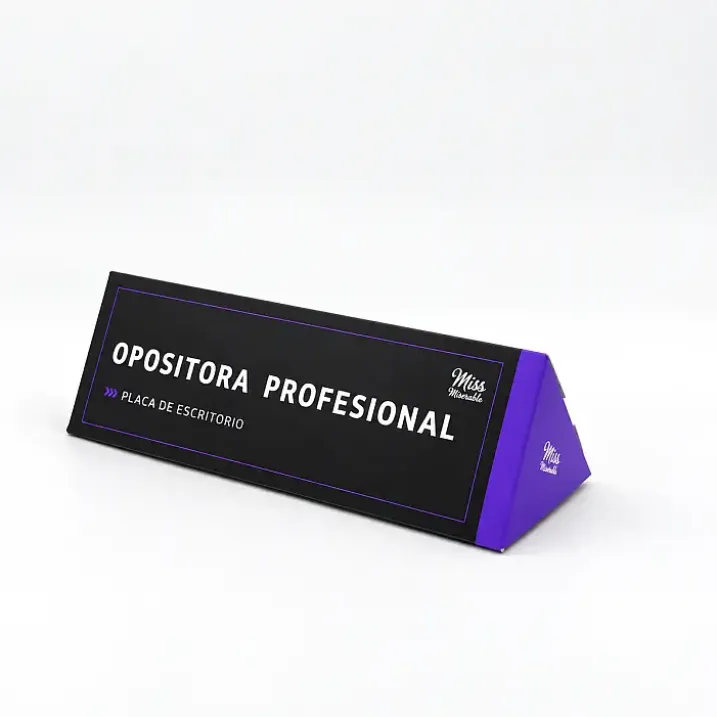 Placa de escritorio OPOSITORA PROFESIONAL