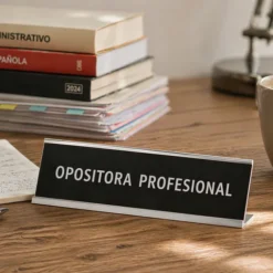 Placa de escritorio OPOSITORA PROFESIONAL