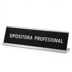 Placa de escritorio OPOSITORA PROFESIONAL