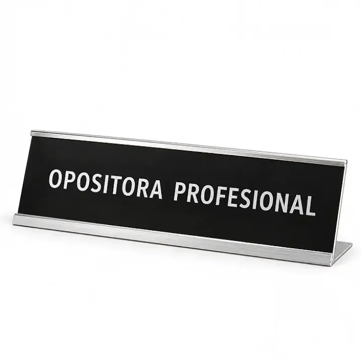 Placa de escritorio OPOSITORA PROFESIONAL