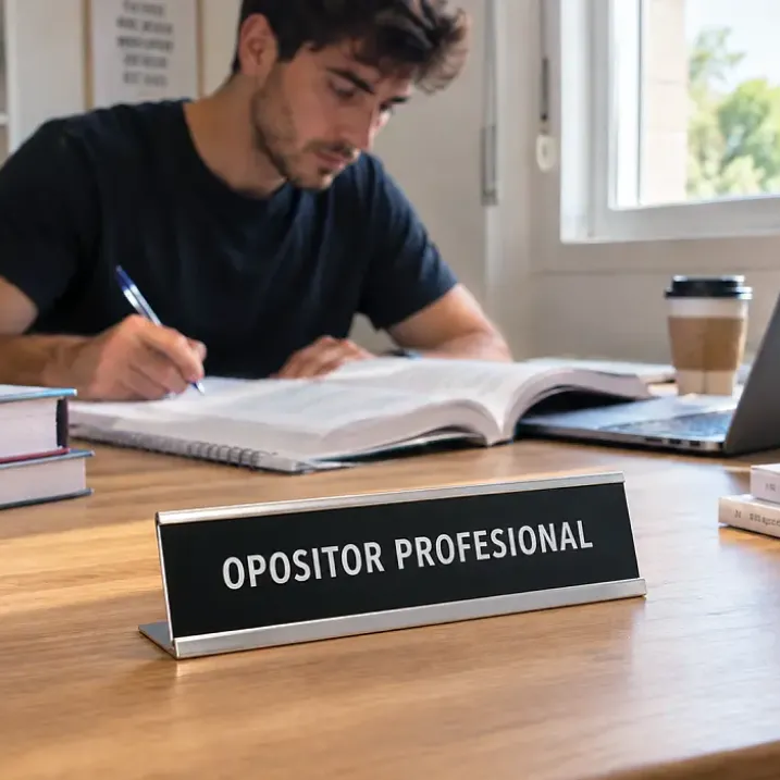 Placa de escritorio OPOSITOR PROFESIONAL