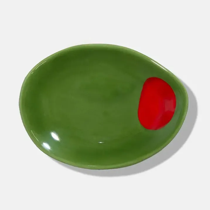 Platito en forma de aceituna