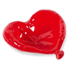 Platito vaciabolsillos en forma de globo corazón