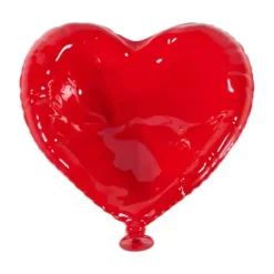 Platito vaciabolsillos en forma de globo corazón