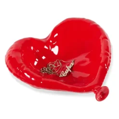 Platito vaciabolsillos en forma de globo corazón