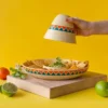Plato para nachos en forma de sombrero mexicano