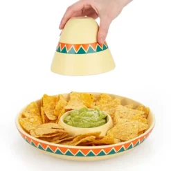 Plato para nachos en forma de sombrero mexicano