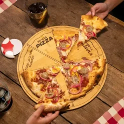 Plato para pizza con retos