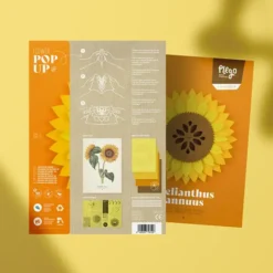 Pop up de flores de papel 3D