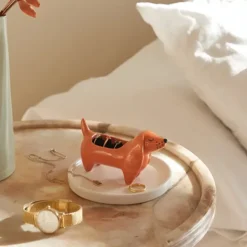 Porta anillos de cerámica en forma de animalito