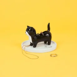 Porta anillos de cerámica en forma de animalito
