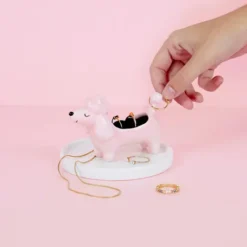 Porta anillos de cerámica en forma de animalito