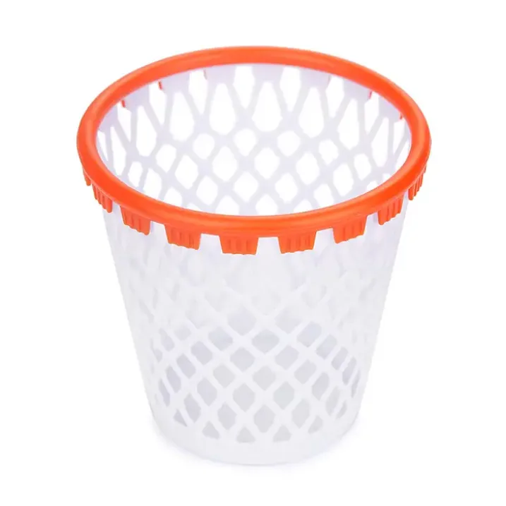 Portalápices con forma de canasta de baloncesto