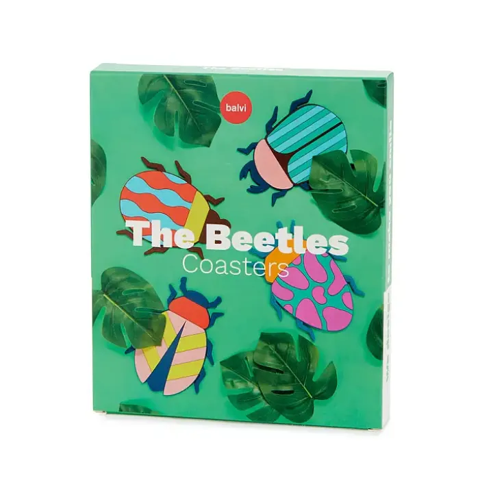 Posavasos originales en forma de escarabajos