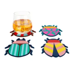 Posavasos originales en forma de escarabajos