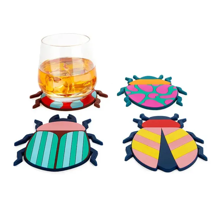 Posavasos originales en forma de escarabajos