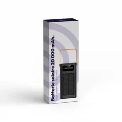 Powerbank solar portátil de 20.000 mAh