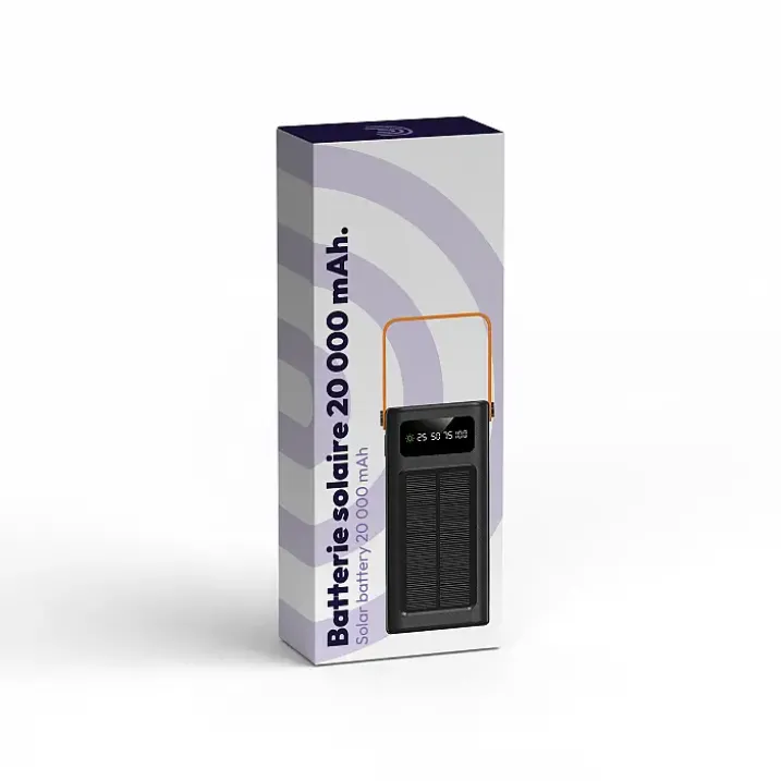 Powerbank solar portátil de 20.000 mAh
