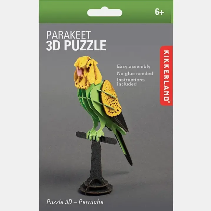 Puzzle 3D en forma de ave