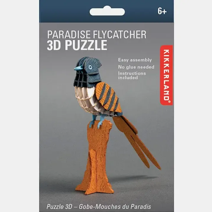 Puzzle 3D en forma de ave
