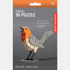 Puzzle 3D en forma de ave