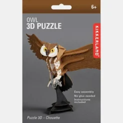 Puzzle 3D en forma de ave